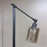 Adjustable Swing Arm Floor Lamp, 55.75", Bronze Finish, Reading Light - Thumbnail 5