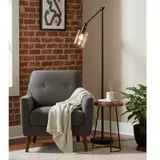 Adjustable Swing Arm Floor Lamp, 55.75", Bronze Finish, Reading Light - Thumbnail 3