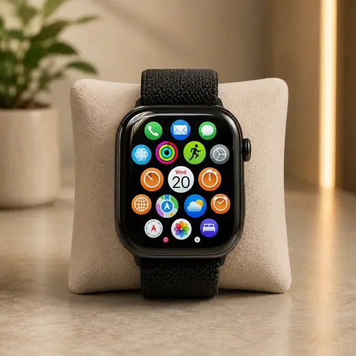 Apple Watch Series 10 (46mm, Cellular) Jet Black AL Case Black Sport Loop at TamDoUS Taylorsville