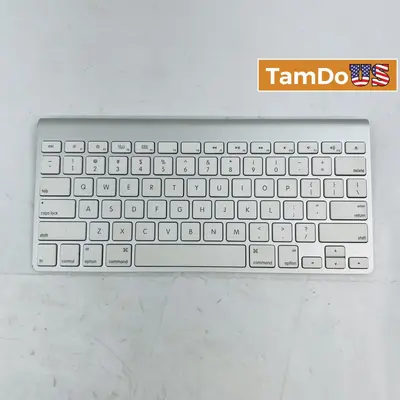 Apple Wireless Keyboard A1314, Bluetooth, Aluminum, Compact at Keyboards, Mice & Pointers in fair condition
