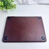 Burton Goods Luxury Leather Slim Case for MacBook Air 15 Inch Protective Cover - Thumbnail 5