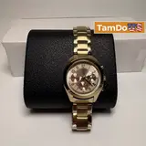Caravelle By Bulova $399 Women's Watch 44L238 Quartz Chronograph Gold Steel 36mm - Thumbnail 1