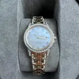 Citizen EW122853D Silhouette Eco-Drive Crystal Watch 28mm, Rose Gold Tone - Thumbnail 2