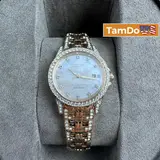 Citizen EW122853D Silhouette Eco-Drive Crystal Watch 28mm, Rose Gold Tone - Thumbnail 1
