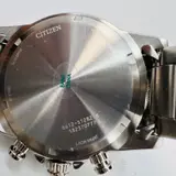 Citizen $599 Eco-Drive Chronograph Blue Dial Men's Watch 44mm Stainless Steel - Thumbnail 4
