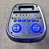 Dolphin Portable Bluetooth Party Speaker w/ LED Lights & Wired Microphone - Thumbnail 6