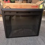 EdenDirect 30.51-in W Black Wall-Mount LED Fireplace - Thumbnail 7