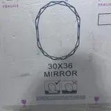 ELLO&ALLO 30 in. W x 36 in. L Single Beveled Edge Bath Wall Vanity Mirror - Thumbnail 6
