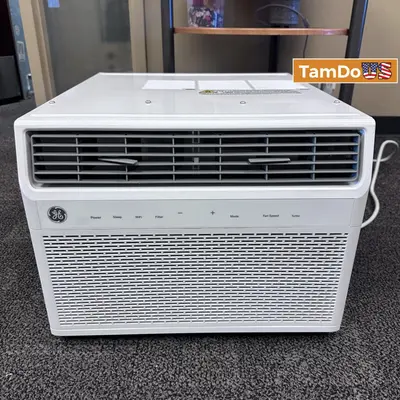 GE 450-sq ft Window Air Conditioner with Remote (115-Volt 10000-BTU) Wi-Fi enabled at Heating, Cooling & Air in good condition