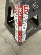 Gray 25 Ton Vehicle Support Jack Stand (12-20") - Thumbnail 6