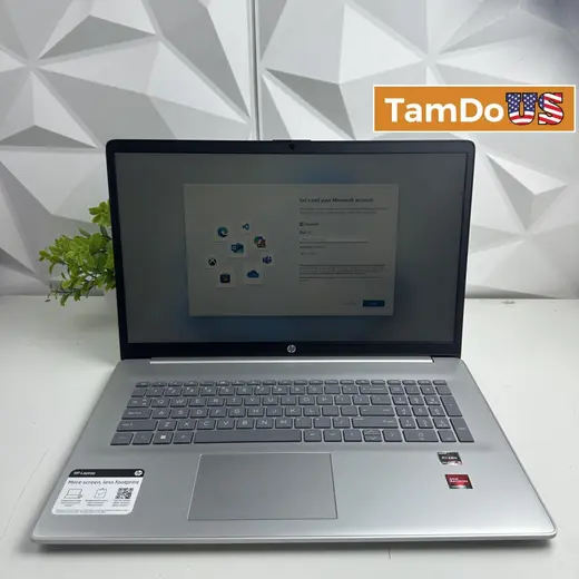 HP 17 Laptop, 17.3" FHD, AMD Ryzen 5 7530U, 8GB, 512GB SSD, Silver at TamDoUS Taylorsville