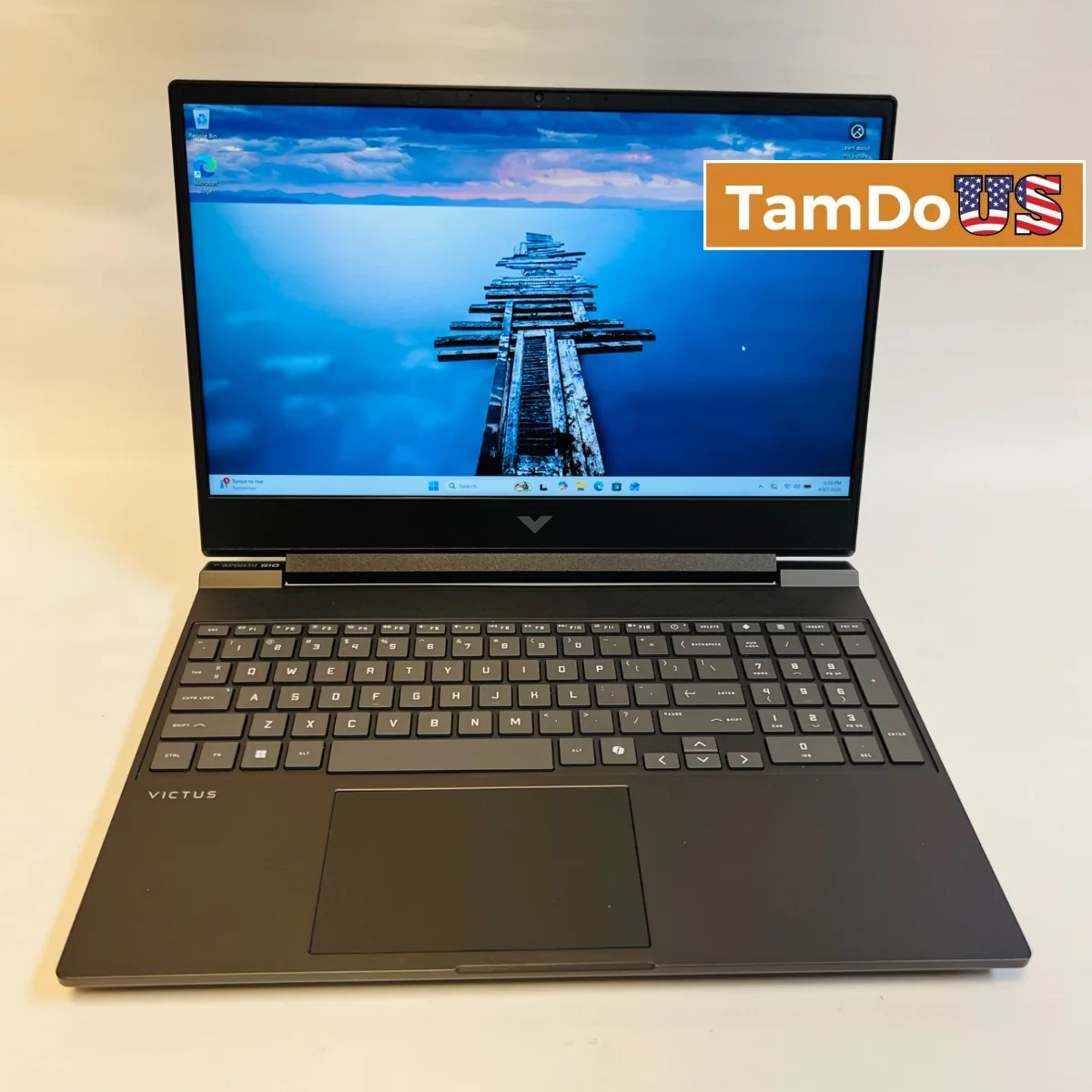 HP Victus 15 Laptop, 15.6" FHD 144Hz, Ryzen 7 7445HS, 16GB, 512GB, RTX 4050 - Photo 1 - Real photo at TamDoUS Salt Lake City