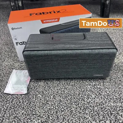 HyperGear Fabrix2 Portable Bluetooth Wireless Speakers – 5-Hour Battery at Portable Audio & Headphones in new_open_box condition