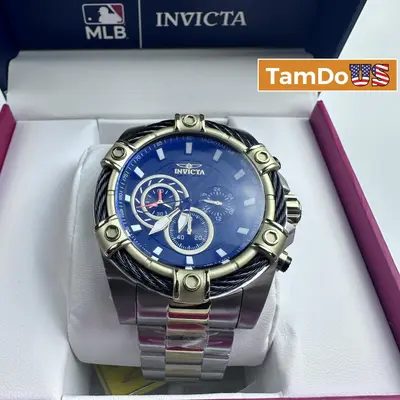 Invicta $369 Bolt Men's Watch 48868 Two-Tone 52mm Chronograph 100M Quartz at Watches, Parts & Accessories in excellent condition
