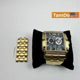 Invicta $4299 SHAQ 33741 Men's Watch 47mm 3.28ct Diamond Swiss Ronda Gold Steel - Thumbnail 1