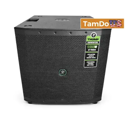 Mackie Thump118S 1,400-watt 18-inch Powered Subwoofer at TV, Video & Home Audio in new_open_box condition