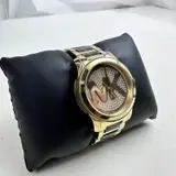 Michael Kors $310 MK5864 Women’s Gold-Tone Crystal Logo Watch 45mm - Thumbnail 3