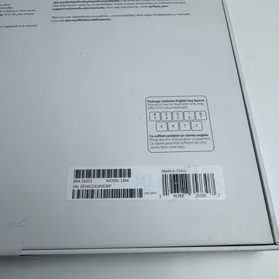 Microsoft Surface Pro - Keyboard with pen storage - Model: 1864 at Laptop & Desktop Accessories in excellent condition
