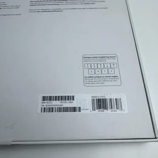 Microsoft Surface Pro - Keyboard with pen storage - Model: 1864 at TamDoUS Taylorsville