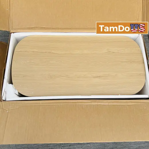 Modern Rectangular Wood Dining Table – Natural Finish, 150cm at TamDoUS Taylorsville