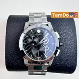 Movado $2495 Vizio Chronograph Men’s Watch, 45mm Carbon Fiber Dial - Thumbnail 1
