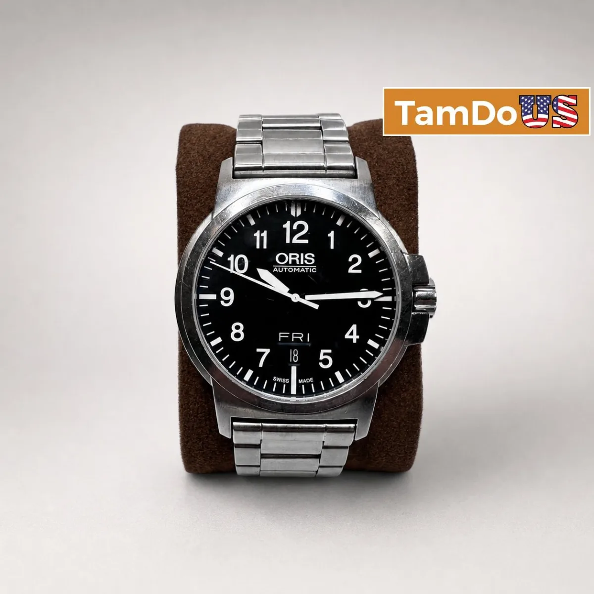 Oris BC3 Advanced Day Date Automatic Black Dial Steel Men Watch 7641-41 - Photo 1 - Real photo at TamDoUS Salt Lake City