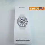 Samsung - Galaxy Watch 8 Classic Stainless Steel Smartwatch 46mm BT White (2025) - Thumbnail 1