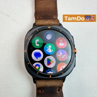 Samsung Galaxy Watch Ultra SM-L705U (47mm, LTE) Smart Watch, Brown leather Band at Smart Watches in excellent condition