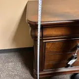 Solid Wood Nightstand CM750NSO – 3 Drawers, Heavy, High-End Walnut Finish - Thumbnail 7