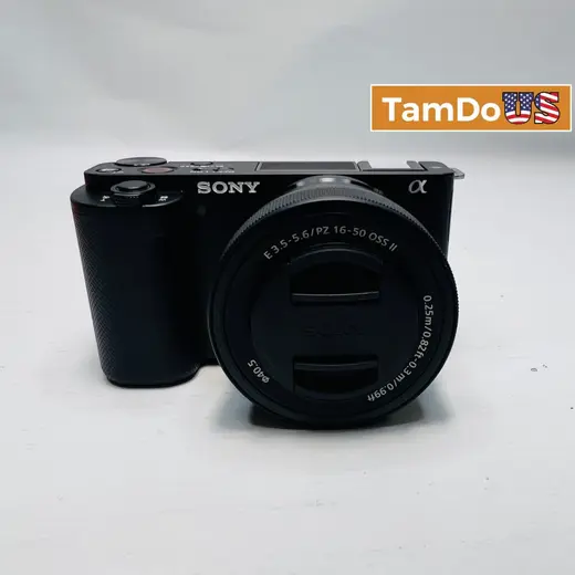 Sony ZV-E10 Mirrorless Camera Kit w/ E PZ 16-50mm f/3.5-5.6 OSS II Lens Black at TamDoUS Taylorsville