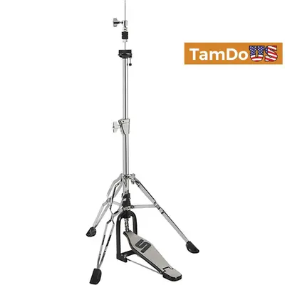 SPL Hi-Hat Cymbal Stand with Foot Pedal - Heavy Duty Chrome at Percussion in excellent condition