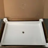 Swan FF034 Shower Base Pan 34x48 in Center Drain Solid Surface White - Thumbnail 2