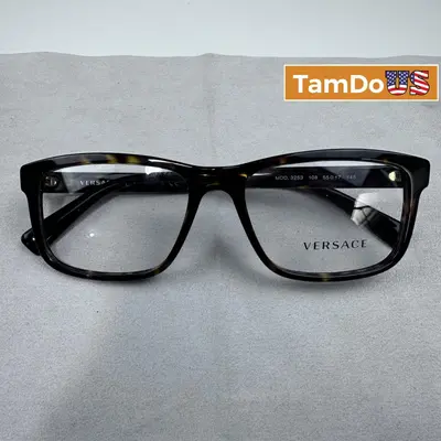 Versace Eyeglasses Frames Authentic Designer Optical Glasses Rectangular at Vision Care in excellent condition