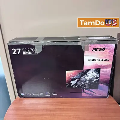 Acer ED270R S3biip 27" Curved LED Monitor FHD 165Hz DP HDMI at Monitors, Projectors & Accs in excellent condition