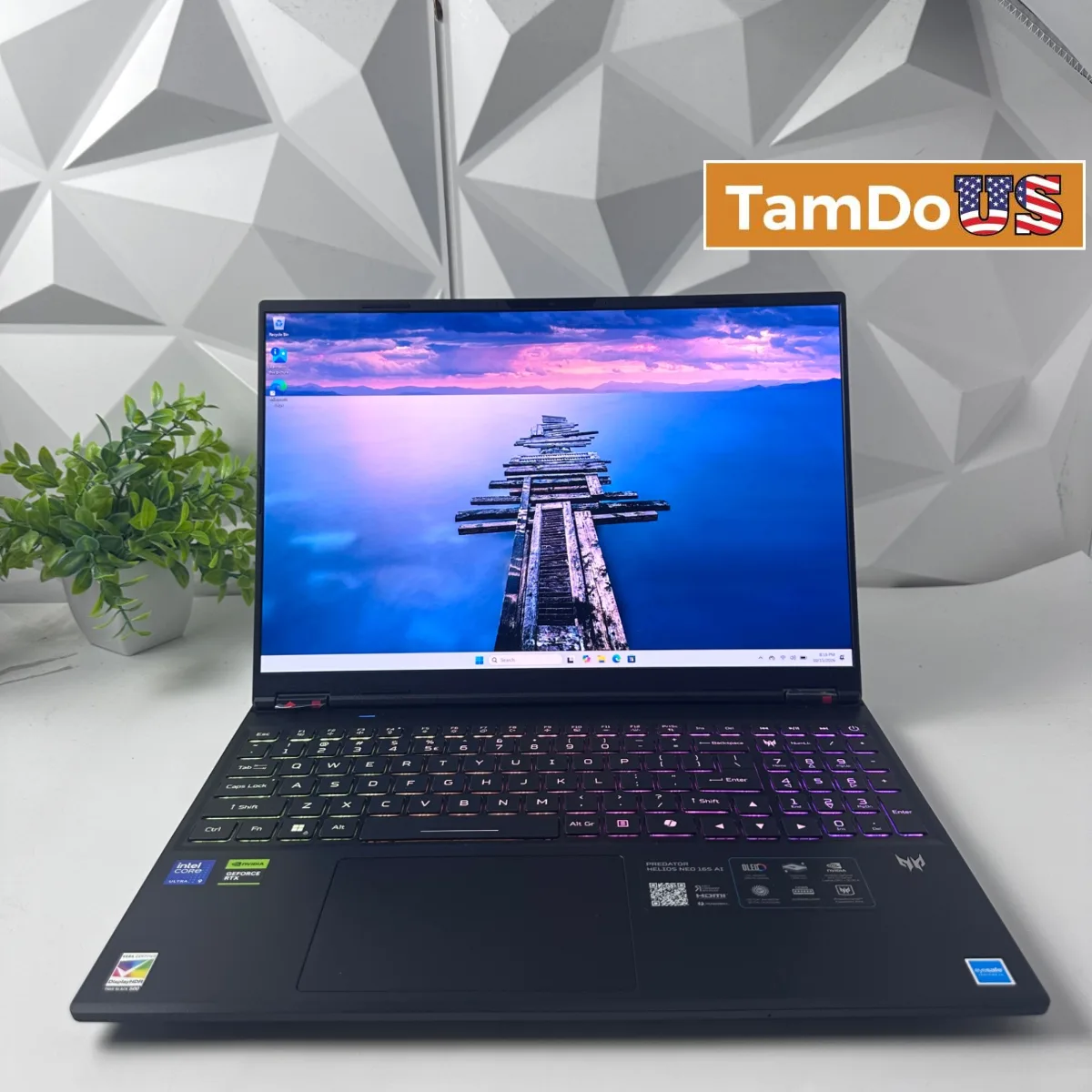 Acer Predator Helios Neo 16S AI 16" 240Hz, Ultra 9 275HX, 32GB, 1TB, RTX 5070 Ti - Photo 1 - Real photo at TamDoUS Salt Lake City