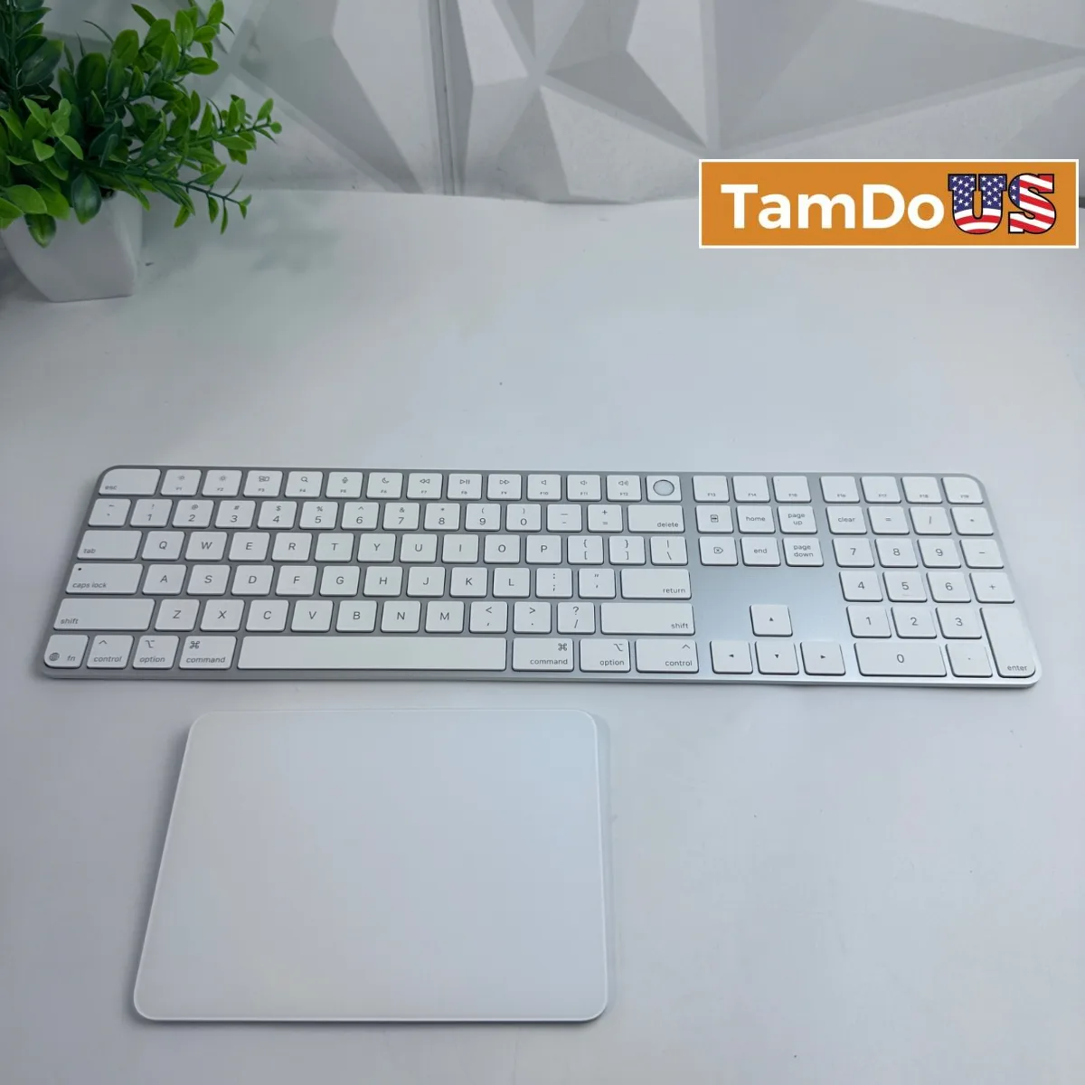 Apple Magic Keyboard A3119 Touch ID Numeric Keypad & Magic Trackpad A3120 Combo - Photo 1 - Real photo at TamDoUS Salt Lake City