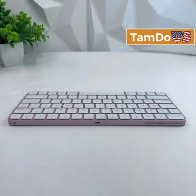 Apple Magic Keyboard Wireless A2450 Pink FOR iMac Mac Pro Air iPad PC - Lock Key at Keyboards, Mice & Pointers in excellent condition