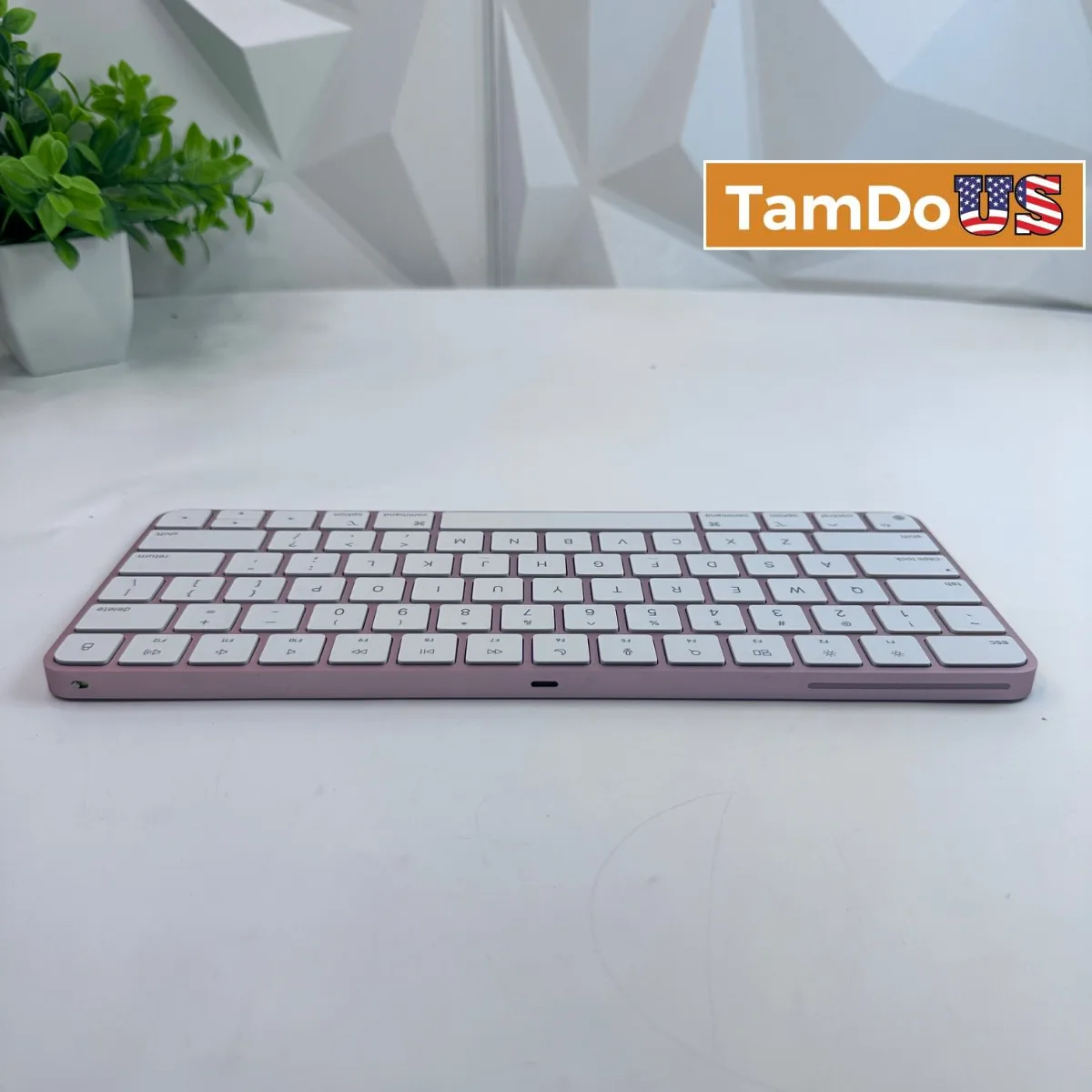 Apple Magic Keyboard Wireless A2450 Pink FOR iMac Mac Pro Air iPad PC - Lock Key - Photo 1 - Real photo at TamDoUS Salt Lake City