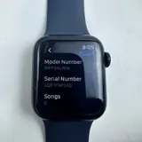 Apple Watch SE (3rd Gen, Cellular) 40mm Black AL Case Blue Sport Band - Thumbnail 6