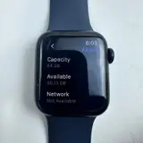 Apple Watch SE (3rd Gen, Cellular) 40mm Black AL Case Blue Sport Band - Thumbnail 8