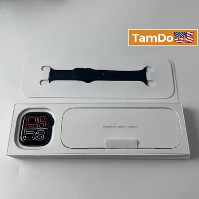 Apple Watch Series 11 (46mm, Cellular) Jet Black Aluminum Case Black Sport Band at Smart Watch Accessories in new_open_box condition