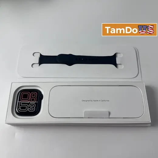 Apple Watch Series 11 (46mm, Cellular) Jet Black Aluminum Case Black Sport Band at TamDoUS Taylorsville