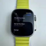 Apple Watch Ultra 1st Gen (49mm, GPS + Cellular) Titanium Case Yellow Ocean Band - Thumbnail 7