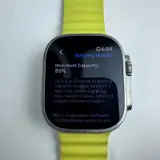 Apple Watch Ultra 1st Gen (49mm, GPS + Cellular) Titanium Case Yellow Ocean Band - Thumbnail 10