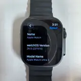 Apple Watch Ultra 3 (GPS+Cellular) 49mm Titanium Case, Black Ocean Band - Thumbnail 6