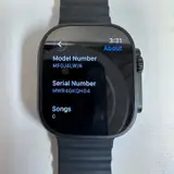 Apple Watch Ultra 3 (GPS+Cellular) 49mm Titanium Case, Black Ocean Band - Thumbnail 5