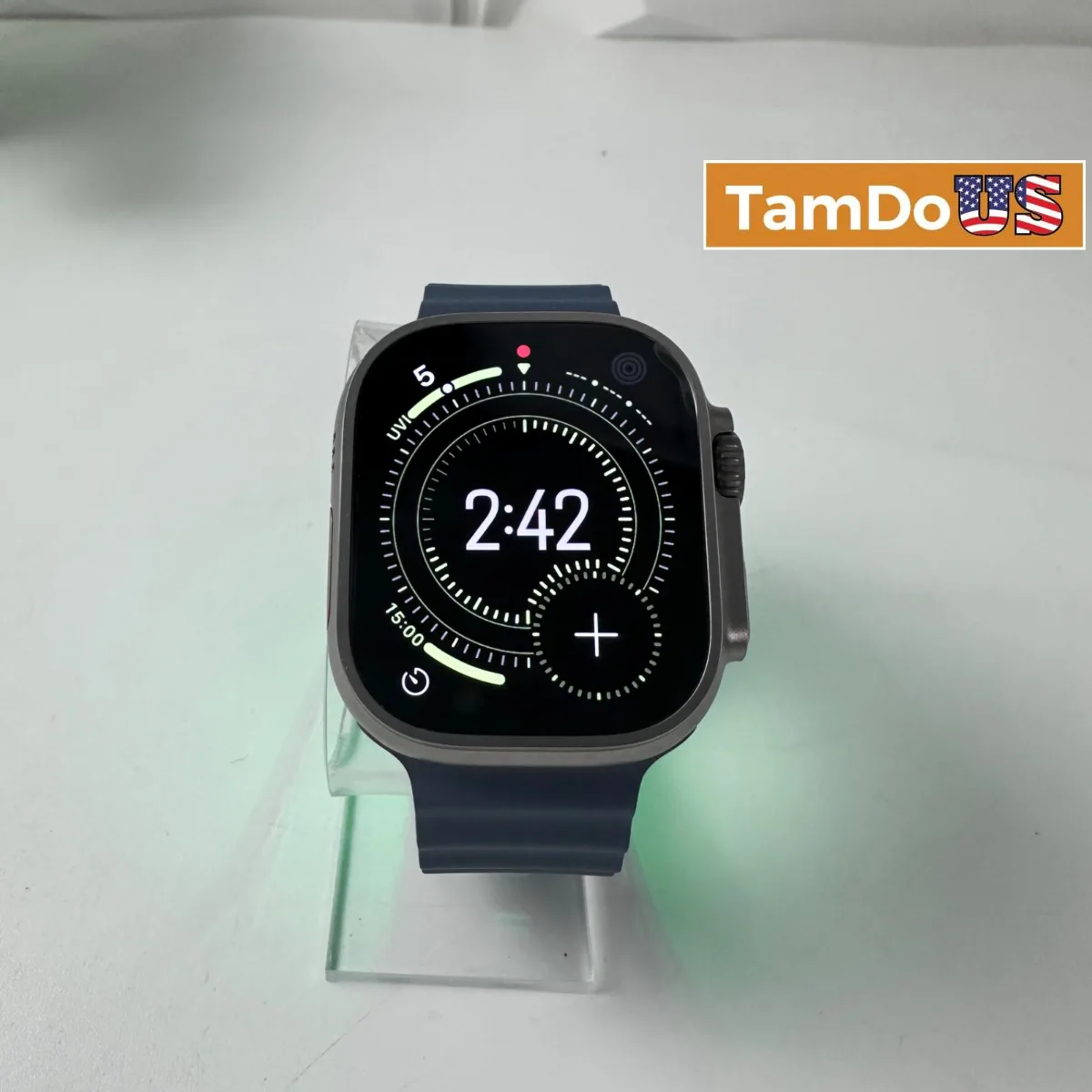 Apple Watch Ultra 3 (GPS+Cellular) 49mm Titanium Case with AB Ocean Band - Photo 1 - Real photo at TamDoUS Salt Lake City