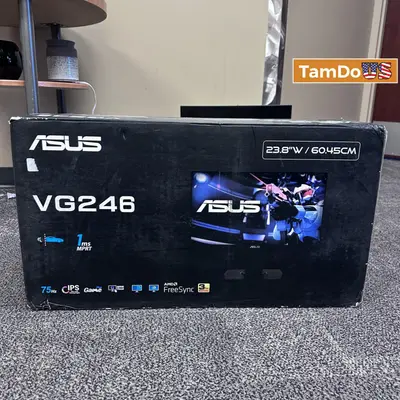 ASUS 23.8” 1080P Gaming Monitor (VG246H) - Full HD, IPS, 75Hz, 1ms, FreeSync at Monitors, Projectors & Accs in new_open_box condition