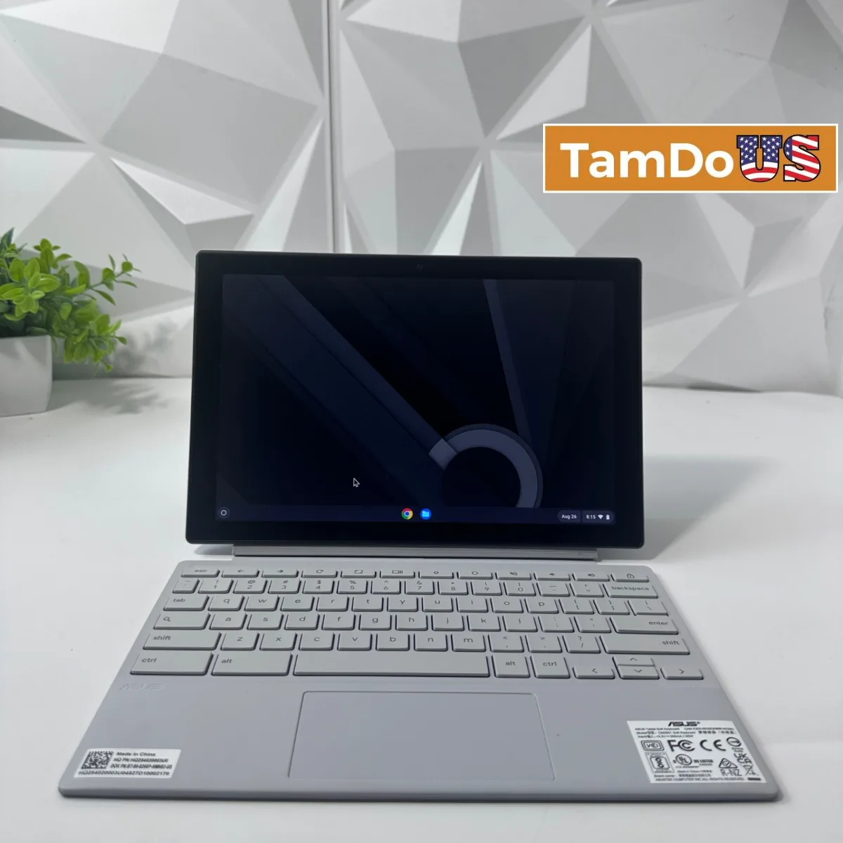 ASUS Chromebook CM30 Detachable 10.5 Touch, 8GB RAM, 128GB eMMC, Pen Keyboard - Photo 1 - Real photo at TamDoUS Salt Lake City