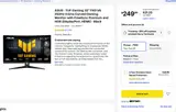 ASUS TUF $249 Gaming Monitor VG32VQM5B 32" FHD 1080p 240Hz 1ms Curved FreeSync - Thumbnail 2